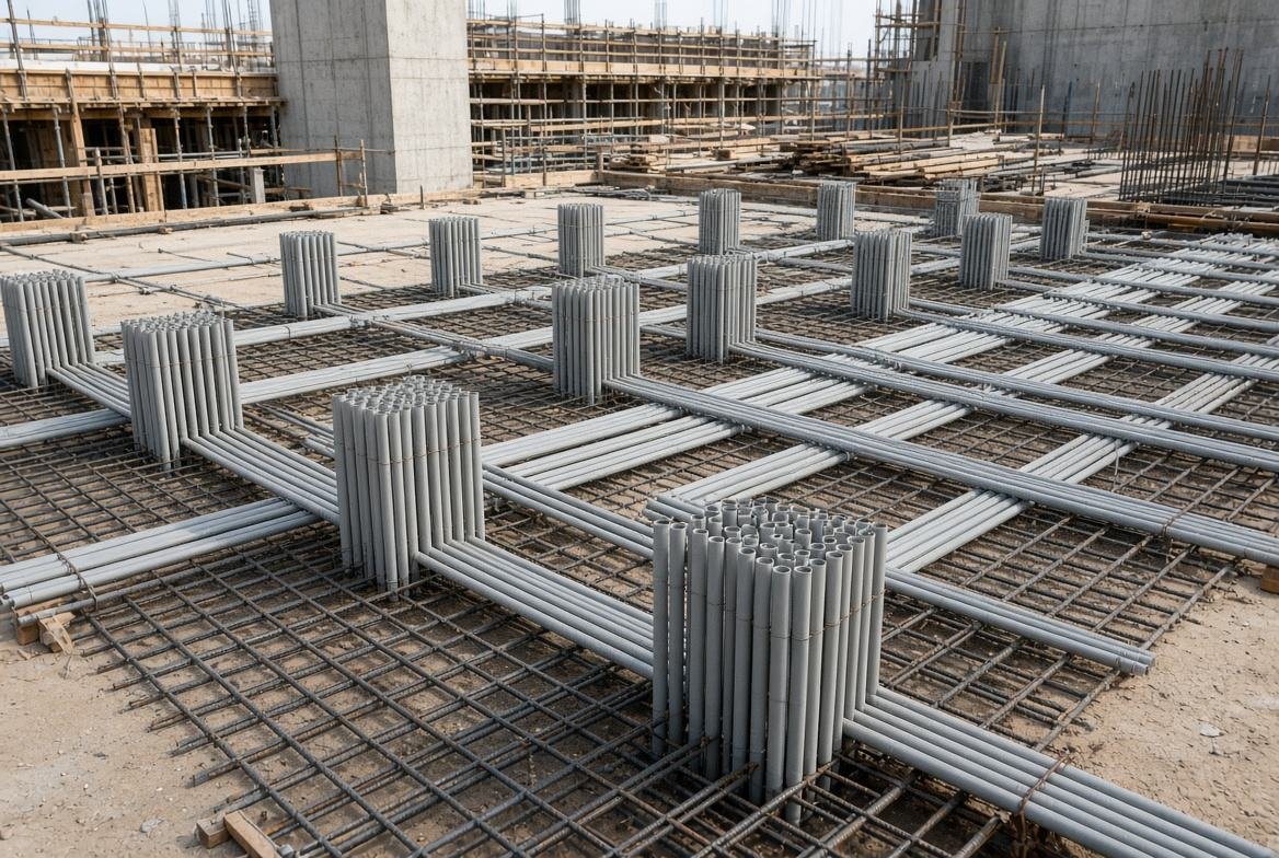 High-density conduit layout